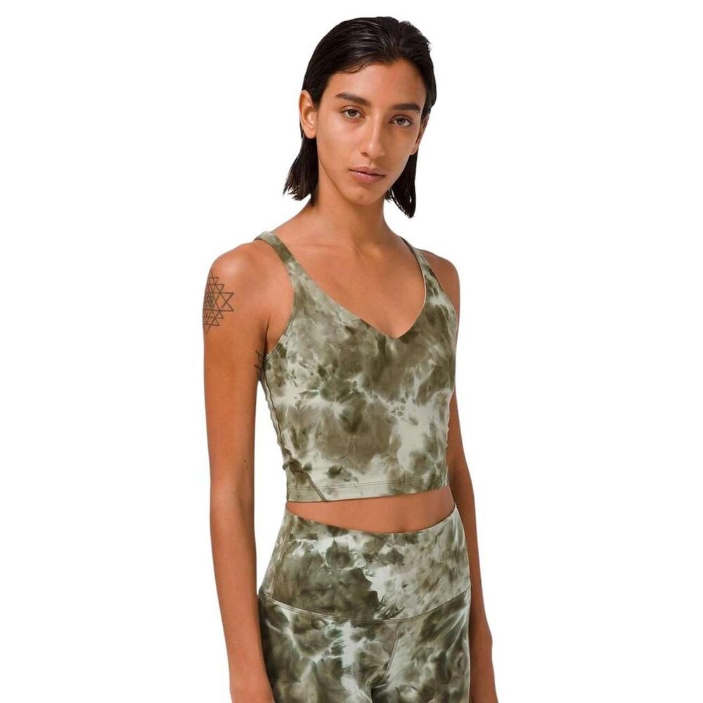 Lululemon Align Tank *Diamond Dye Diamond Dye Light Sage Army Green Dark Olive